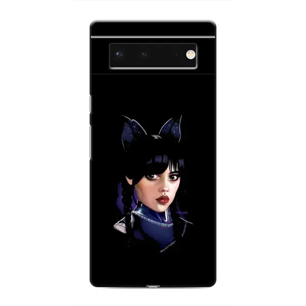 Чехол с рисунком «Милая Уэнсдей» для Google Pixel 6 Чехол с рисунком «Милая Уэнсдей» для Google Pixel 6