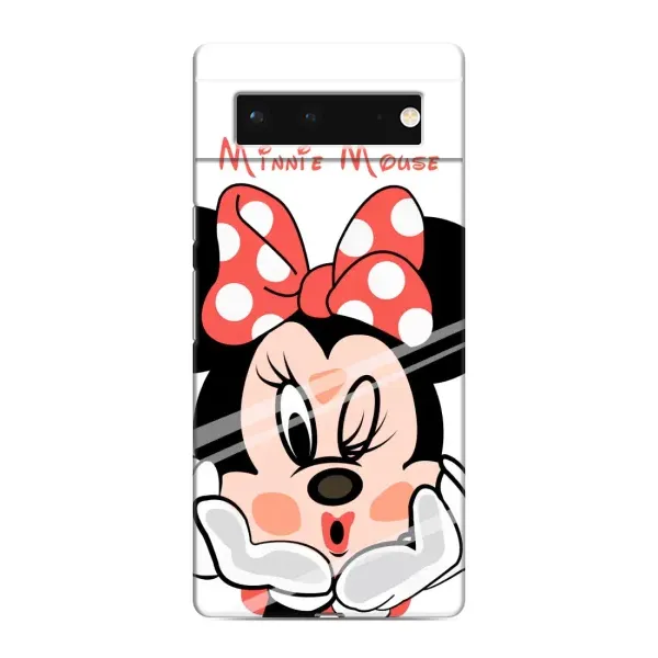 Чехол с рисунком «Minni Mouse» для Google Pixel 6 Чехол с рисунком «Minni Mouse» для Google Pixel 6