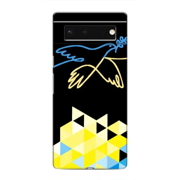 Чехол с рисунком «Мир для Украины» для Google Pixel 6 Чехол с рисунком «Мир для Украины» для Google Pixel 6