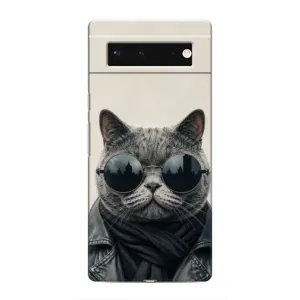 Чохол на тематику: Коти для Google Pixel 6 (Модний кіт)