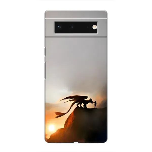 Чехол с рисунком «Мультиик Беззубик» для Google Pixel 6