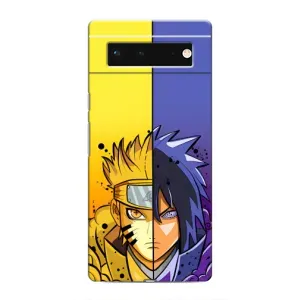 Купить Чохли на телефон з принтом Anime для Google Pixel 6 (Naruto Vs Sasuke)