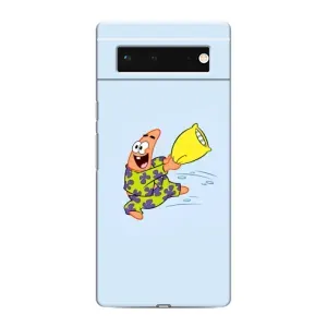 Чохли з Патріком на Google Pixel 6 (Патрік із подушкою)