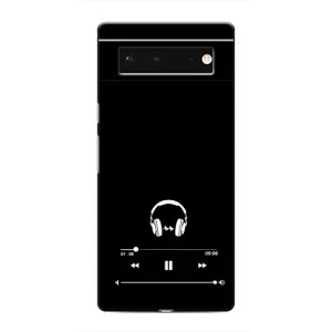 Чехол с картинками на черном фоне для Google Pixel 6 (Плеер)