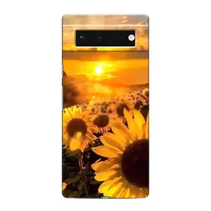 Чохол з Квітами для Google Pixel 6 (поле соняшників)