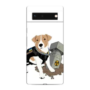 Чохол з принтом Песика Патрон для Google Pixel 6 (Пес Патрон з ракетою)