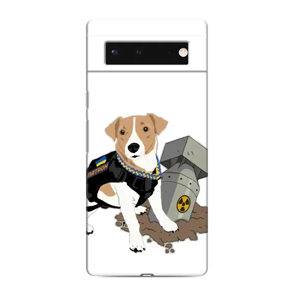 Чехол с рисунком «Пёс Патрон с ракетой» для Google Pixel 6 Чехол с рисунком «Пёс Патрон с ракетой» для Google Pixel 6