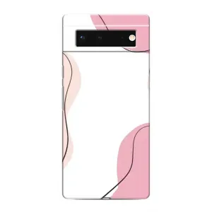 Чохол квітковий дизайн для Google Pixel 6 (Рожевий фон)