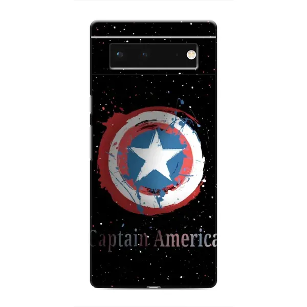Чехол с рисунком «Щит Капитана» для Google Pixel 6 Чехол с рисунком «Щит Капитана» для Google Pixel 6