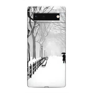Чехлы на Новый Год Google Pixel 6 (Снегом замело)