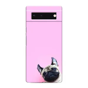 Бампер для Google Pixel 6 з картинкою "Песики" (Собака на рожевому)