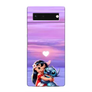Чехол с рисунком «Стич и Лило» для Google Pixel 6