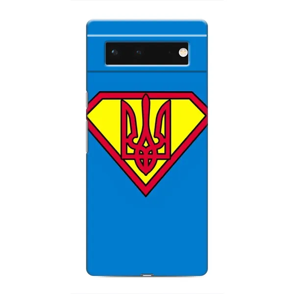 Чехол с рисунком «Super - Герб» для Google Pixel 6 Чехол с рисунком «Super - Герб» для Google Pixel 6