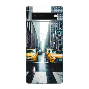 Силиконовый бампер (Работники) на Google Pixel 6 (Такси)