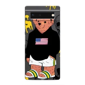 Чехлы Мишка Тедди для Гугл Пиксель 6 (Teddy USA)
