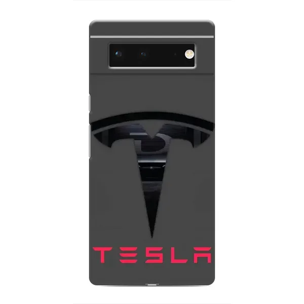 Чехол с рисунком «Logo TESLA» для Google Pixel 6 Чехол с рисунком «Logo TESLA» для Google Pixel 6