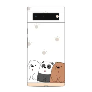 Чохли з зображенням різних тварин на Google Pixel 6 (Здивовані ведмедики)