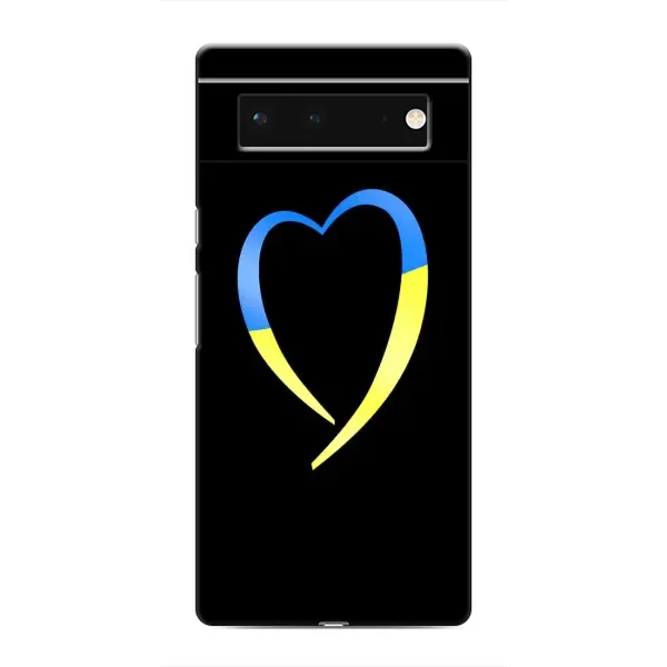 Чехол с рисунком «Украинское сердце» для Google Pixel 6