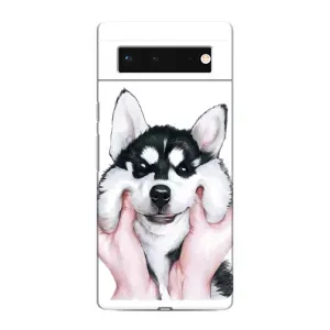 Бампер для Google Pixel 6 з картинкою "Песики" (Собака Хаскі)