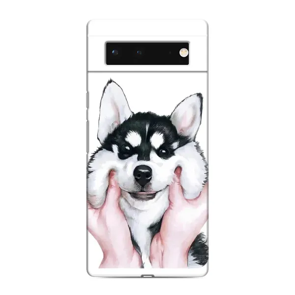 Чехол с рисунком «Собака Хаски» для Google Pixel 6 Чехол с рисунком «Собака Хаски» для Google Pixel 6