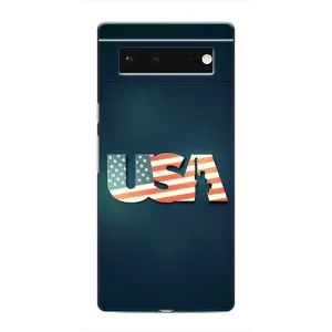Чехол Флаг USA для Google Pixel 6 (USA)