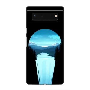 Летний Чехол на Google Pixel 6 (Синий Водопад)