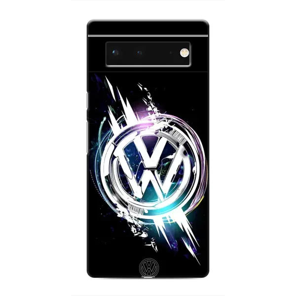 Чехол с рисунком «Volkswagen на черном» для Google Pixel 6 Чехол с рисунком «Volkswagen на черном» для Google Pixel 6