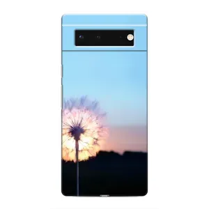 Силіконовий Чохол з кульбабками на Google Pixel 6 (Захід з кульбабкою)