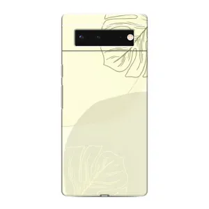Чохол квітковий дизайн для Google Pixel 6 (Зелений фон)
