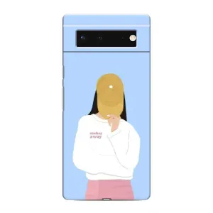 Силиконовый Чехол на Google Pixel 6 с картинкой Стильных Девушек (Желтая кепка)