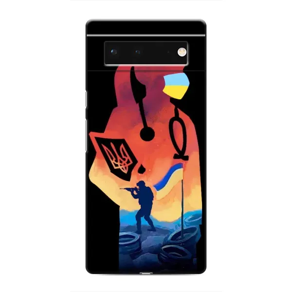 Чехол с рисунком «ЗСУ Врач» для Google Pixel 6 Чехол с рисунком «ЗСУ Врач» для Google Pixel 6
