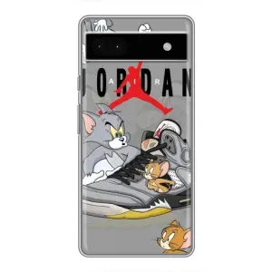 Силиконовый Чехол Nike Air Jordan на Гугул Пиксель 6а (Air Jordan)