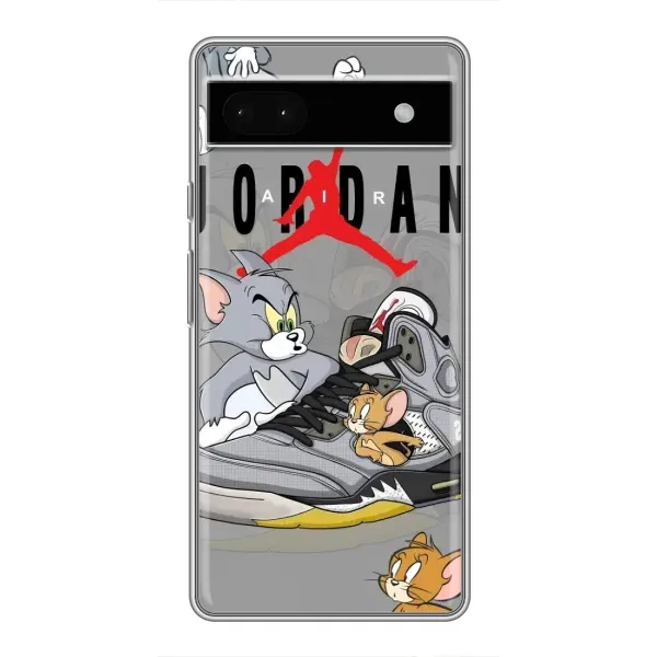 Чехол с рисунком «Air Jordan» для Google Pixel 6a