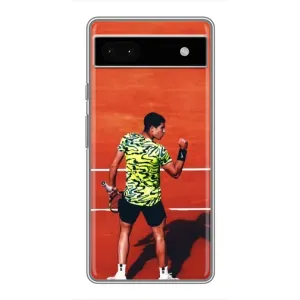 Чехлы с принтом Спортивная тематика для Google Pixel 6a (Алькарас Теннисист)
