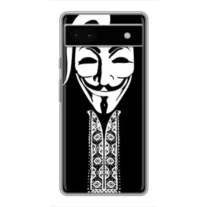 Чехол для программиста на Гугул Пиксель 6а (Анонимус)