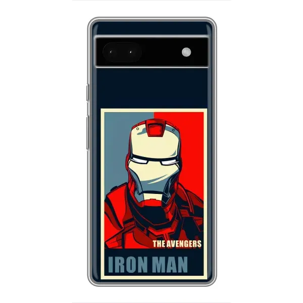 Чехол с рисунком «Art Iron man» для Google Pixel 6a Чехол с рисунком «Art Iron man» для Google Pixel 6a