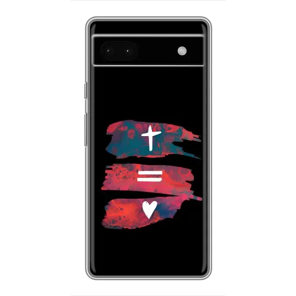 Чехол с рисунком «Атрибутика» для Google Pixel 6a