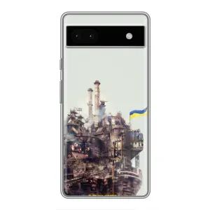Чехлы на военную тематику для Google Pixel 6a (Азовсталь)
