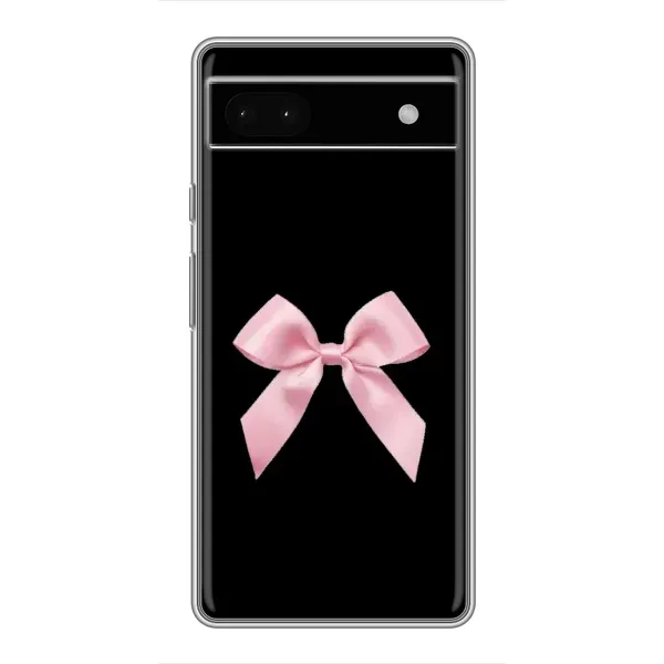 Чехол с рисунком «Бант на черном» для Google Pixel 6a Чехол с рисунком «Бант на черном» для Google Pixel 6a