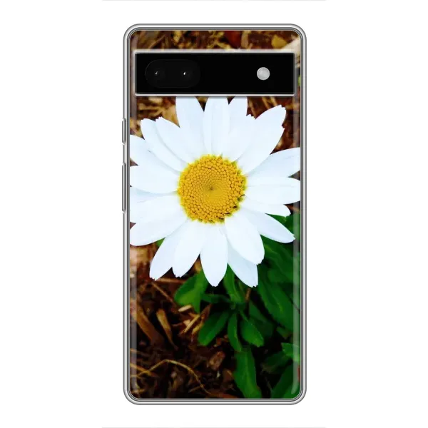 Чехол с рисунком «Белая ромашка» для Google Pixel 6a Чехол с рисунком «Белая ромашка» для Google Pixel 6a