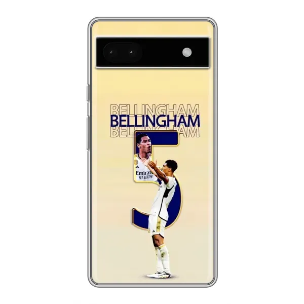 Чехол с рисунком «Беллингем ,Реал 5» для Google Pixel 6a Чехол с рисунком «Беллингем ,Реал 5» для Google Pixel 6a