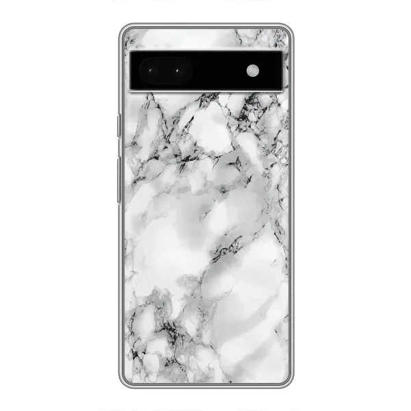 Чехол с рисунком «Белый мрамор» для Google Pixel 6a Чехол с рисунком «Белый мрамор» для Google Pixel 6a