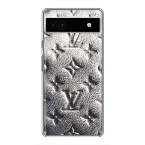 Текстурный Чехол Louis Vuitton для Гугул Пиксель 6а (Бежевый ЛВ)