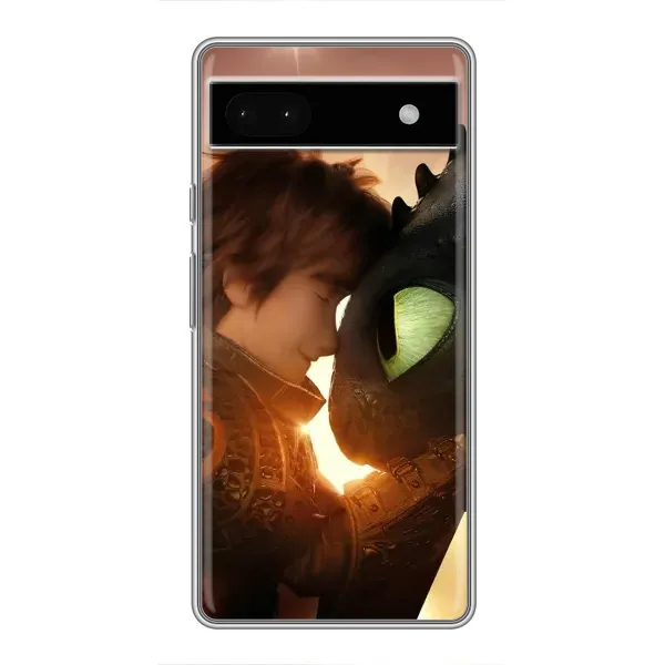 Чехол с рисунком «Беззубик и Иккинг» для Google Pixel 6a