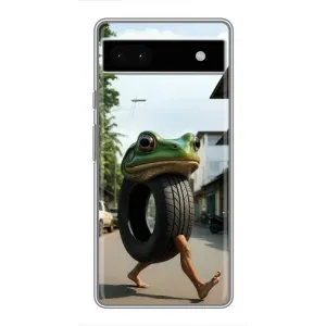 Чехол с мемами тралалело тралала для Google Pixel 6a (Бонека амбалабу)