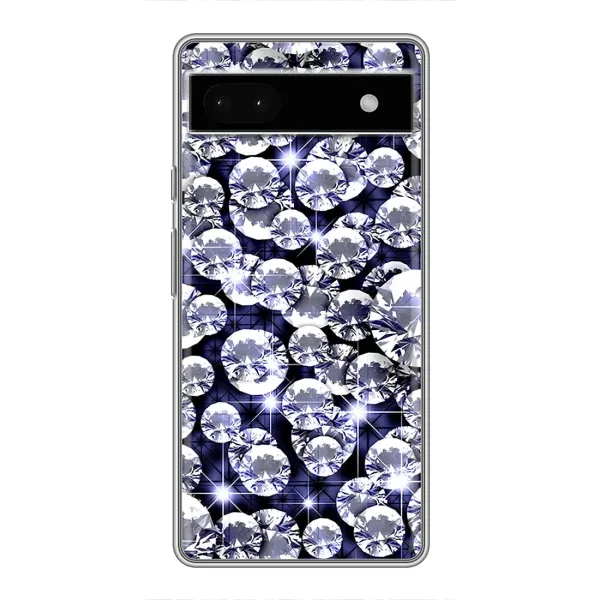 Чехол с рисунком «Бриллианты» для Google Pixel 6a Чехол с рисунком «Бриллианты» для Google Pixel 6a