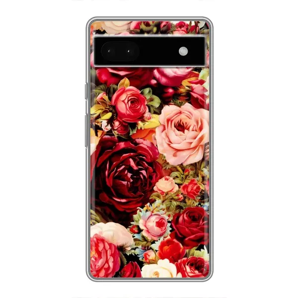 Чехол с рисунком «Букет цветов» для Google Pixel 6a Чехол с рисунком «Букет цветов» для Google Pixel 6a