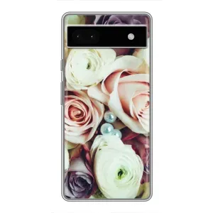 Чехлы с принтом Розочки для Google Pixel 6a (Букет РОЗ)