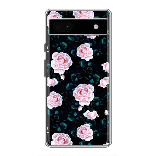 Чехол с рисунком «Чайные розы» для Google Pixel 6a Чехол с рисунком «Чайные розы» для Google Pixel 6a