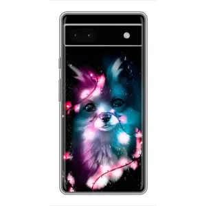 Чехол с Лисичкой для Google Pixel 6a (Черная Лиса)